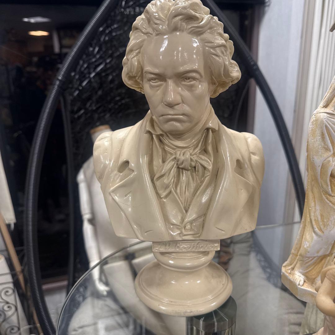 ベートーヴェン bust 陶器像 約20cm