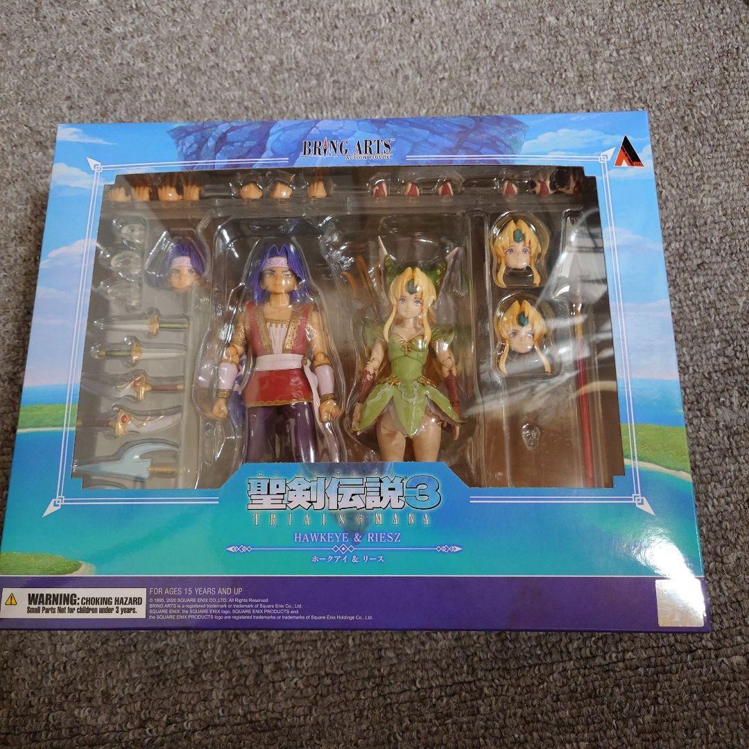 聖剣伝説3 ホークアイ&リース フィギュア 未開封