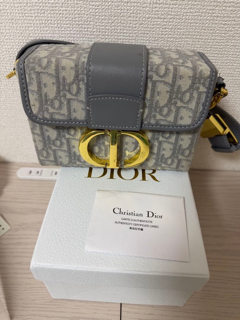 Christian Dior ショルダーバッグ グレー