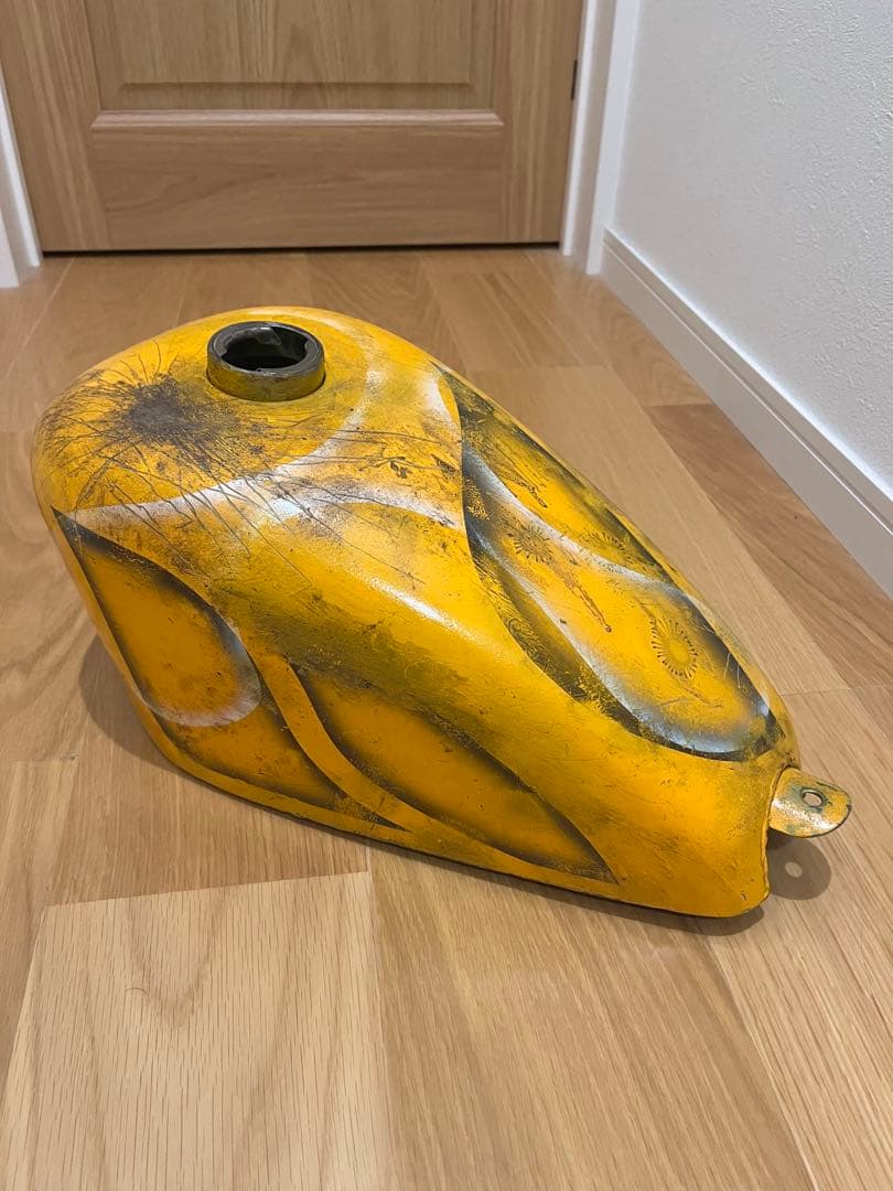 harleydavidson shovel panheadイエローフレームタンク