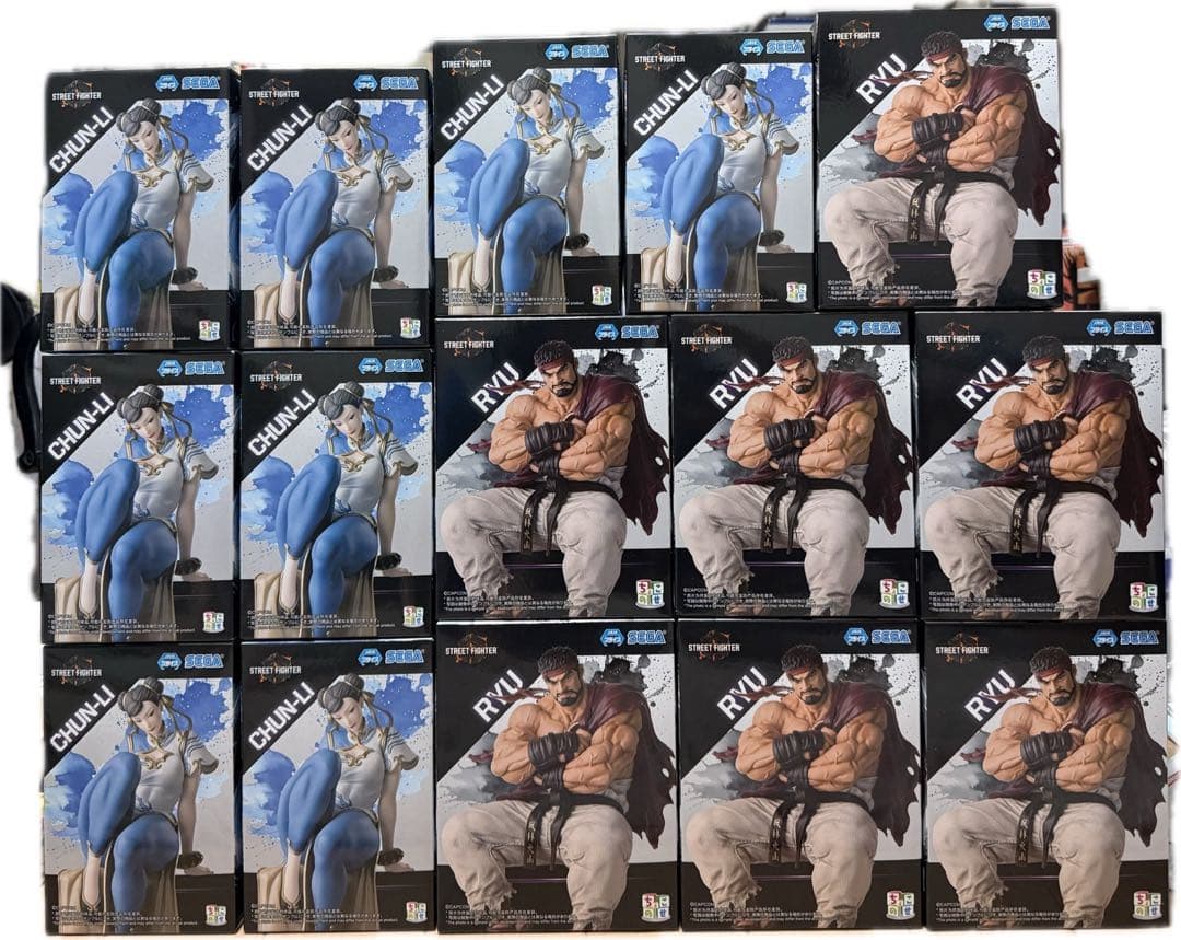 【15個】ストリートファイター６ ちょこのせPMフィギュア リュウ&春麗