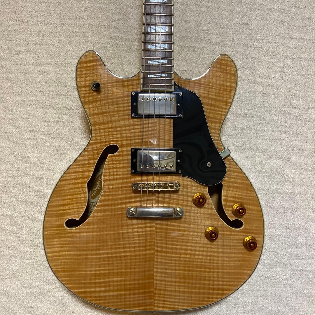 Washburn HB-35 NK セミアコ エレキギター フレイムメープル