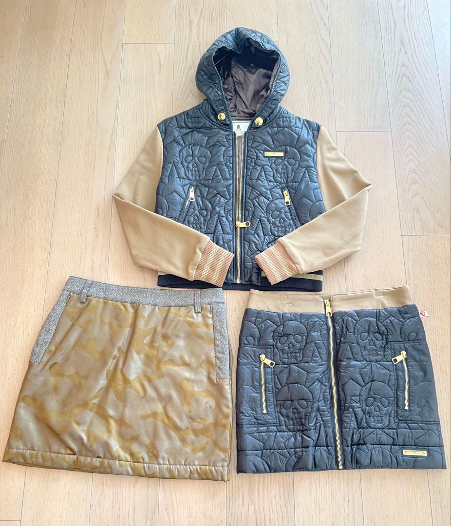 【MARK&LONA】レディース ゴルフ ブルゾン•スカート2枚セット