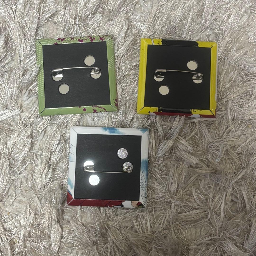 犬夜叉 スクエア缶バッジ 缶バッジ