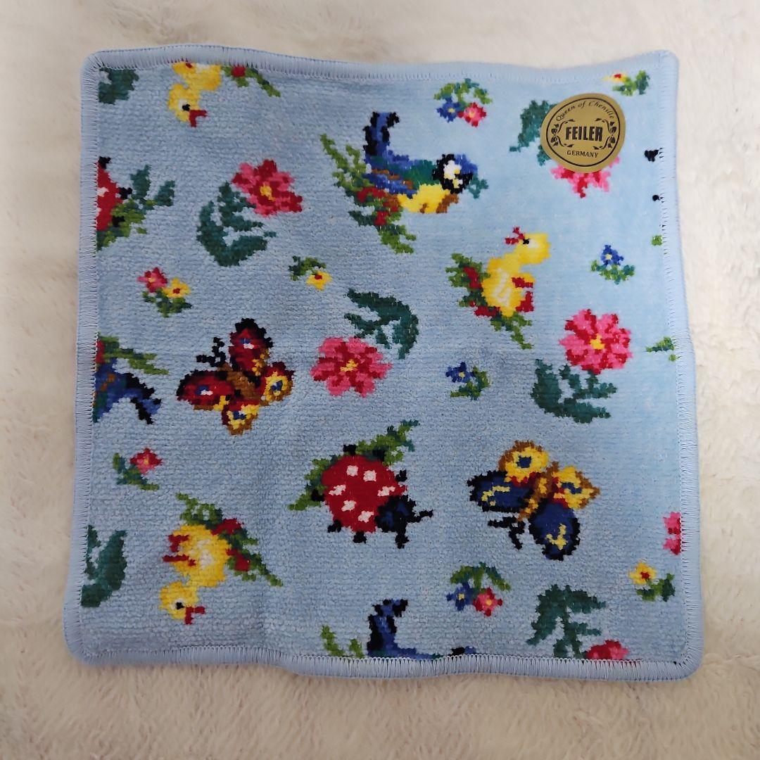 新品未使用フェイラータオルハンカチ 3枚セット 可愛いデザイン