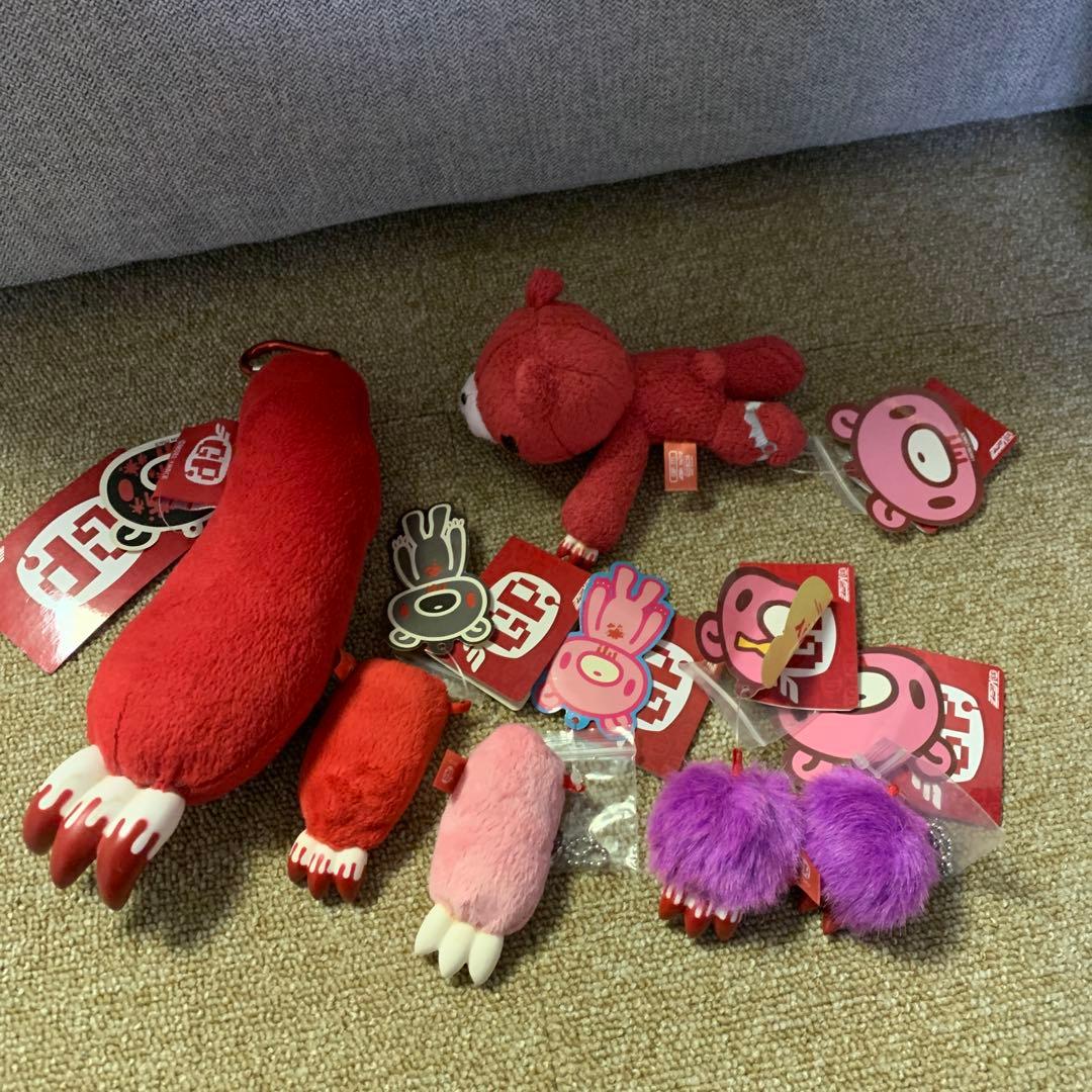 グルーミー 腕 玉 パスケース 指サック ぬいぐるみ キーホルダー タグ付き