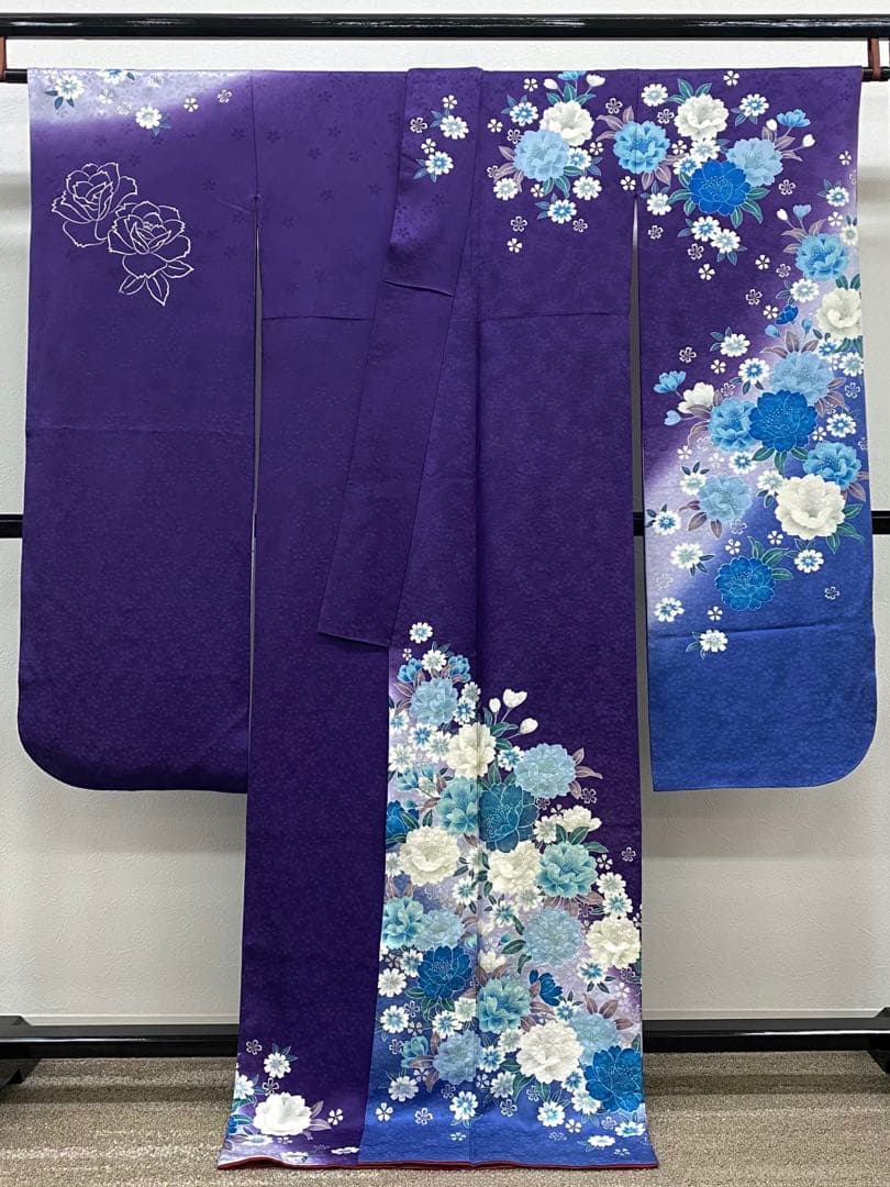 振袖 豪華 銀彩 紋意匠 身丈169cm 撥水加工済