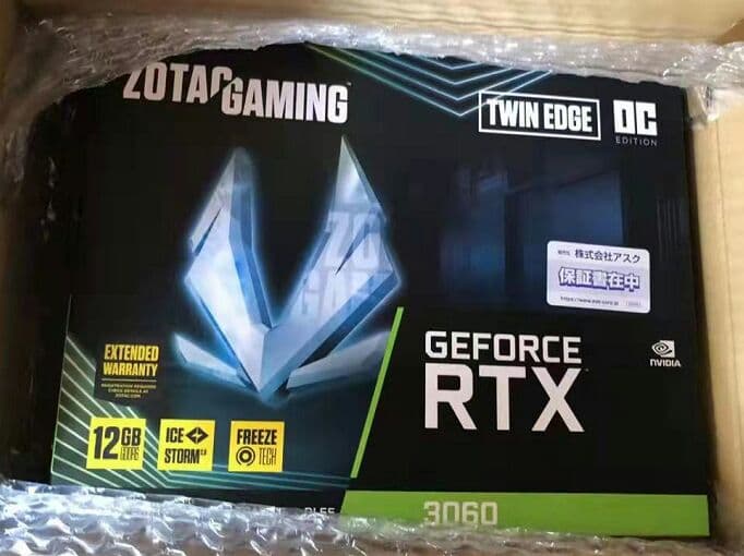 新品】ZOTAC GAMING GeForce RTX 3060