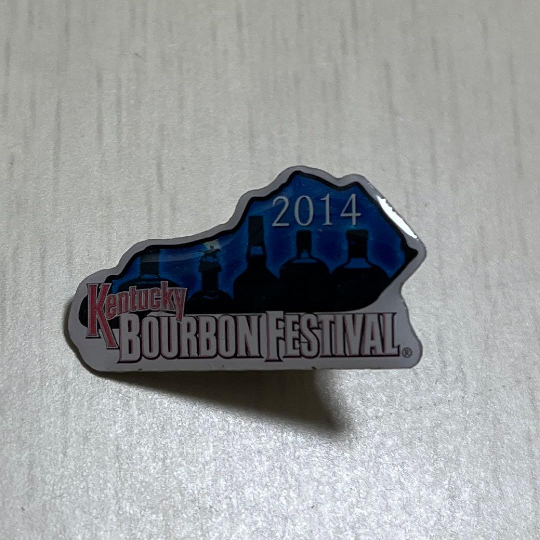 ピンバッジ　ケンタッキーバーボンフェスティバル2014