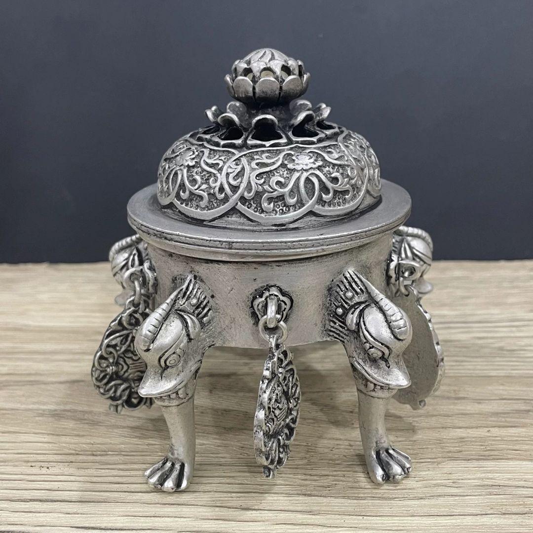 銅細工 薫香炉 香炉 香道具 装飾品 工芸品 美術品 置物