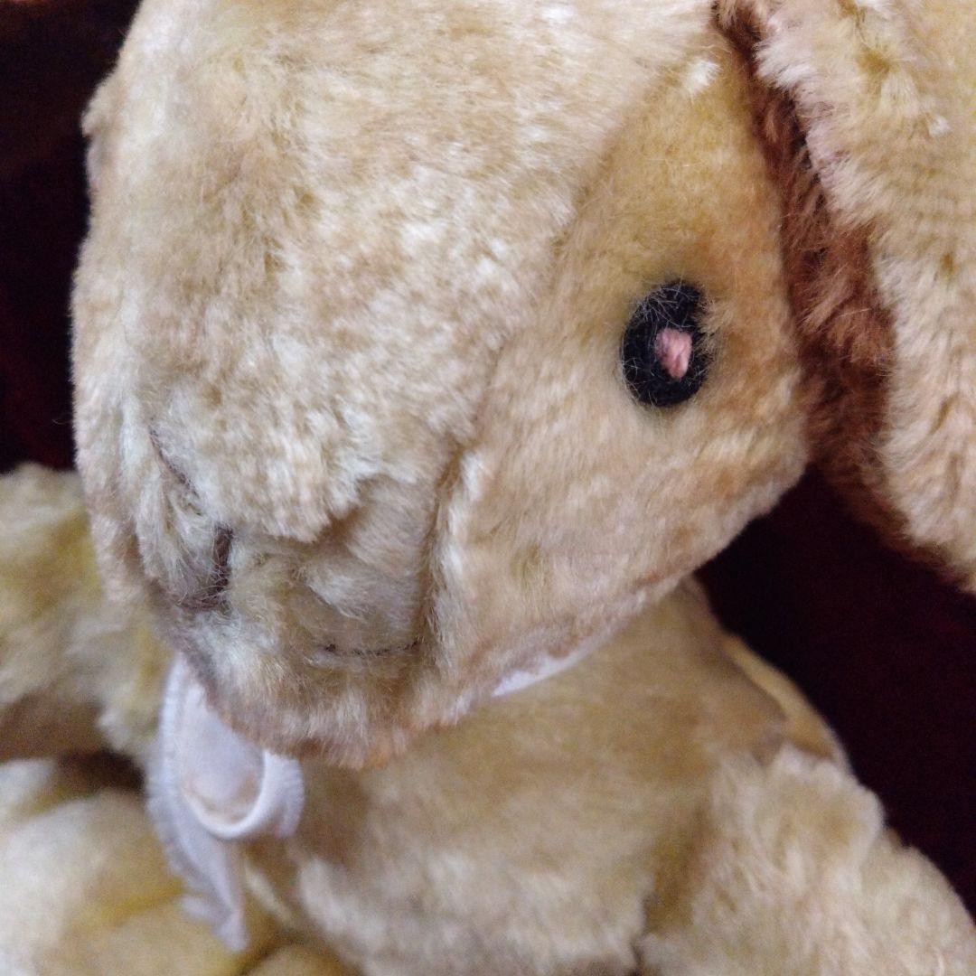 ‼️新年 セール‼️山吹色のウサギアンティークぬいぐるみ 9800円→8800円