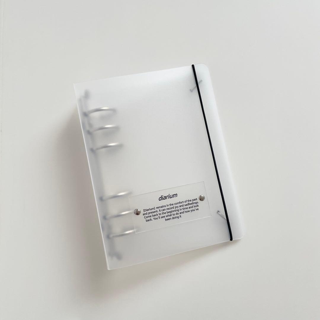 早い者勝ち　韓国　貯金　バインダー　カバー　A6 pvc diarium A