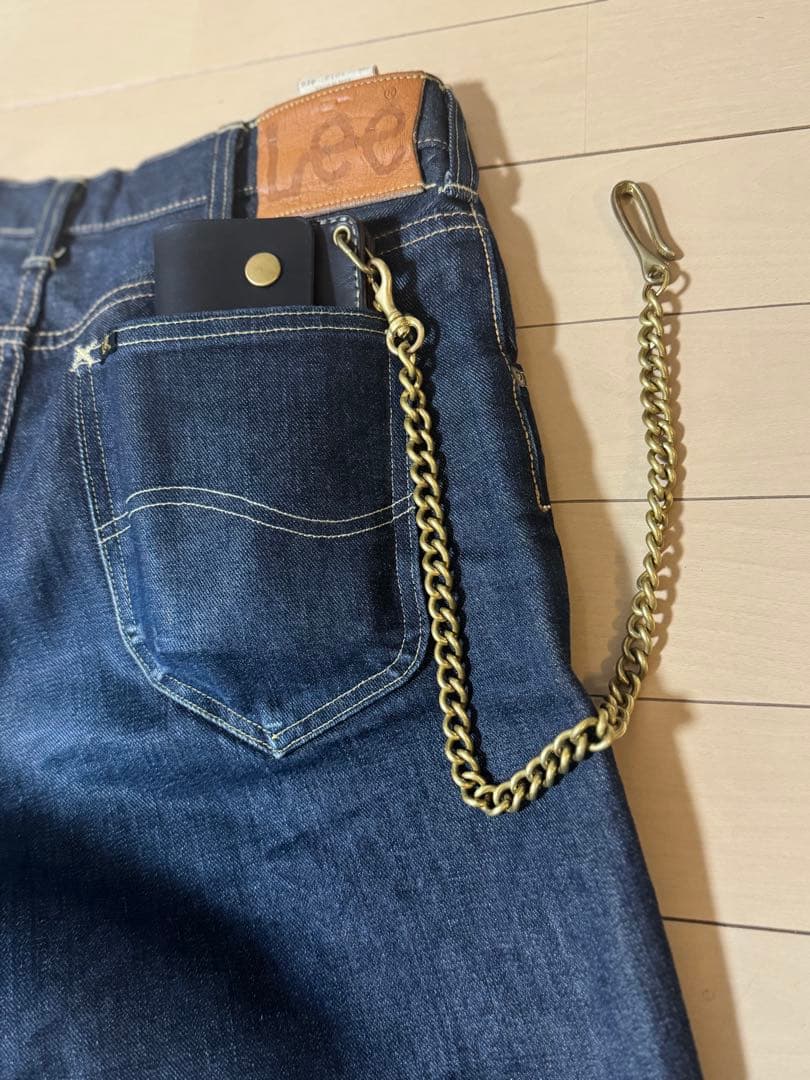 トラッカーウォレットロング【クロムエクセル】3層 シニュー糸ナチュラル使用