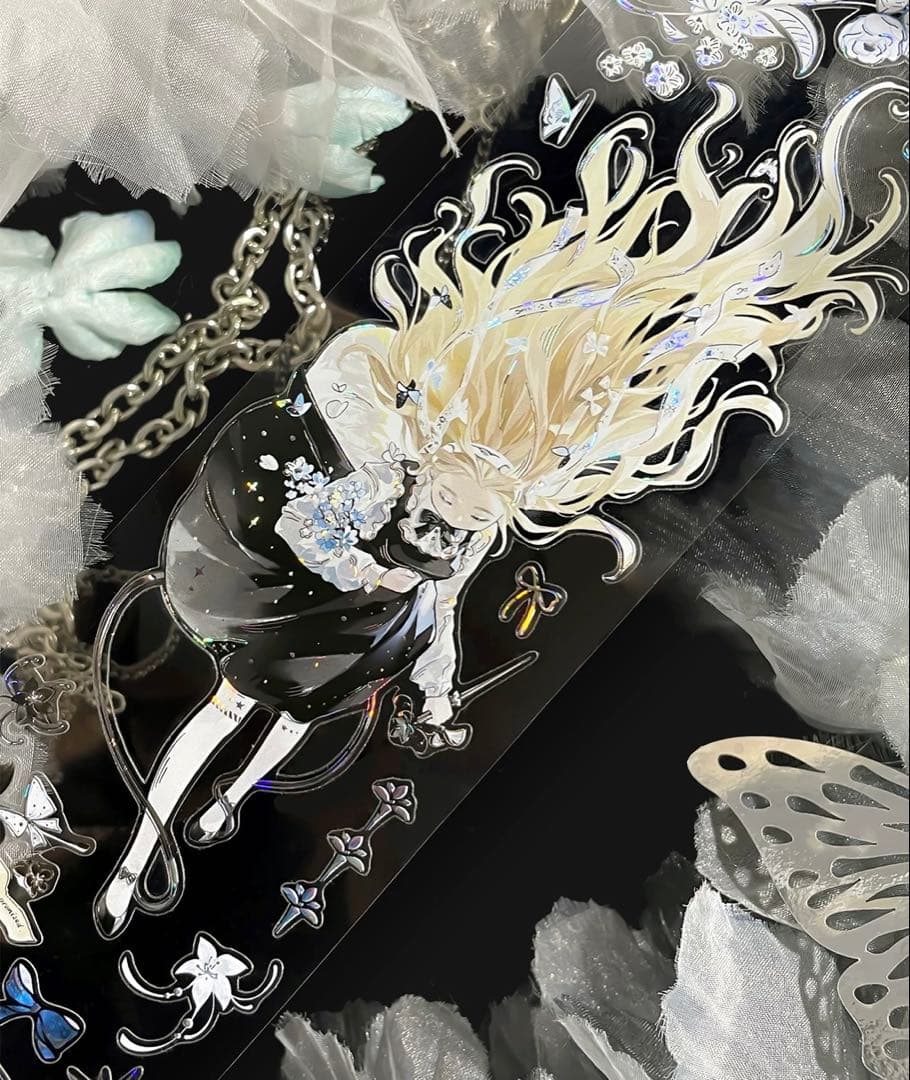 【9072】海外　マスキングテープ　4.8m巻　貝殻光カッティング人物系　女の子