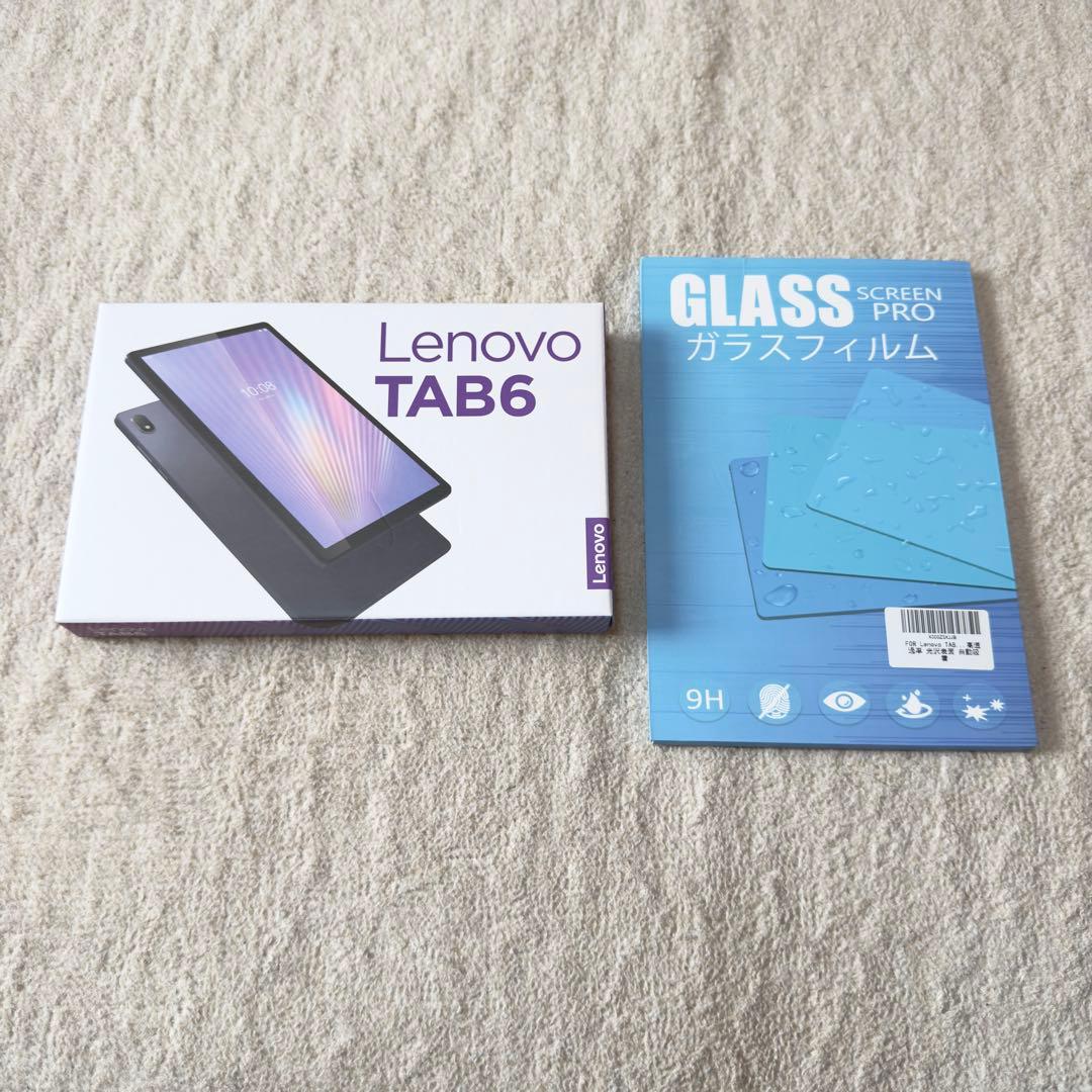 ☆*u様 美品Lenovo TAB6 ムーンホワイト 5G対応 防水防塵 ガラス
