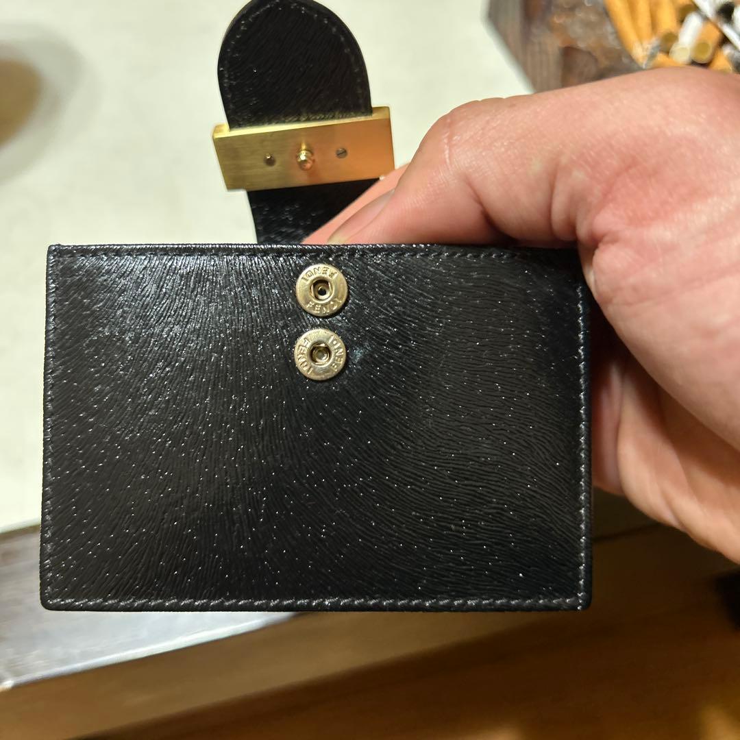 FENDI 黒 レザー カード パスケース