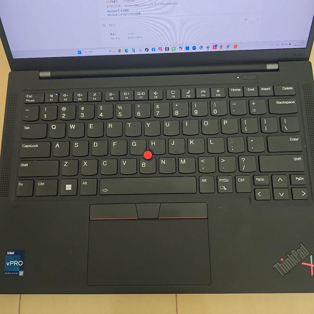 Windowsノート本体 Lenovo X1 Carbon Gen11 i7 32GB 1.86TB