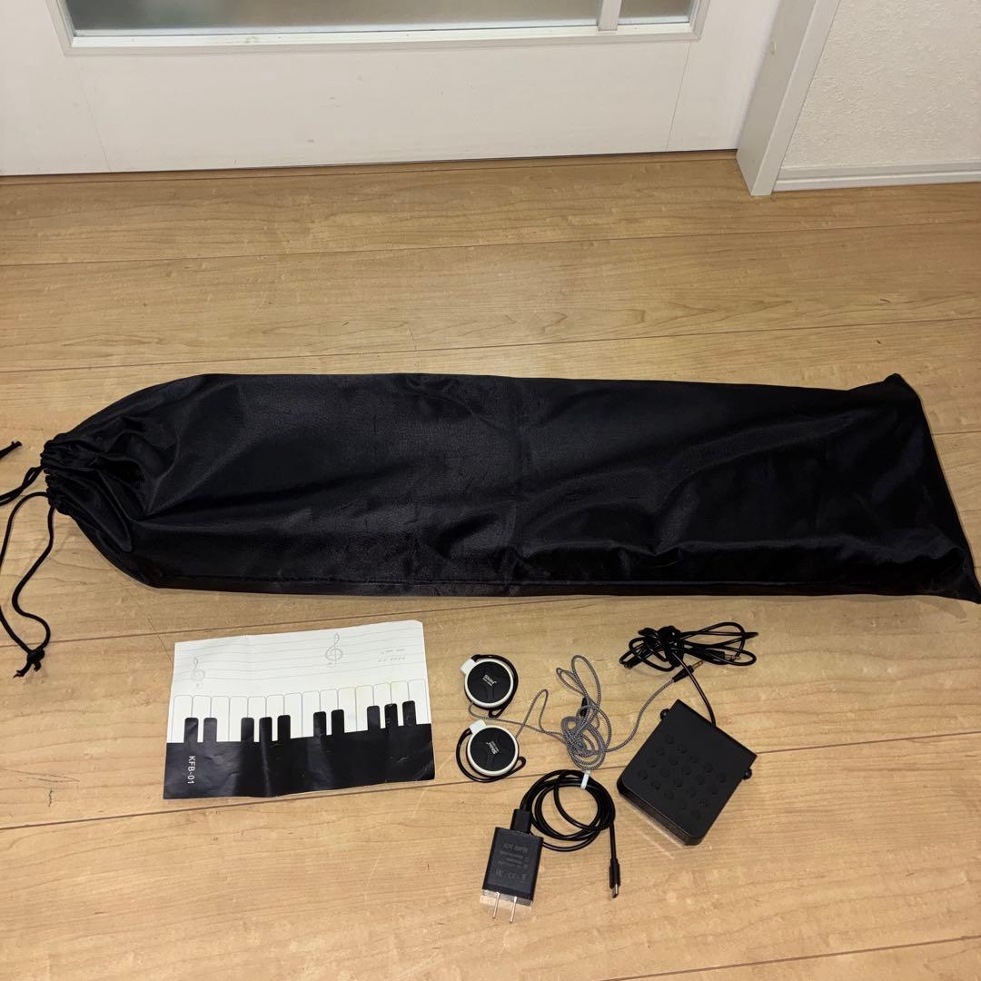 電子ピアノ キーボード 88鍵盤 コードレス 折りたたみ式 ON-THE-GO