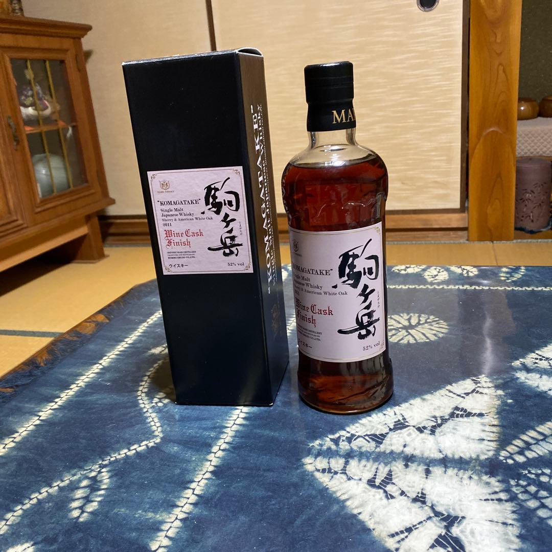 駒ヶ岳 シングルモルトウイスキー 2011年 52%