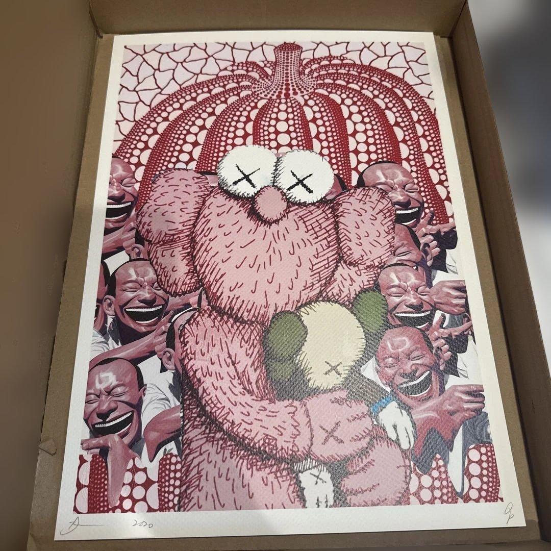 death nyc 草間弥生　kaws 現代アートポスター