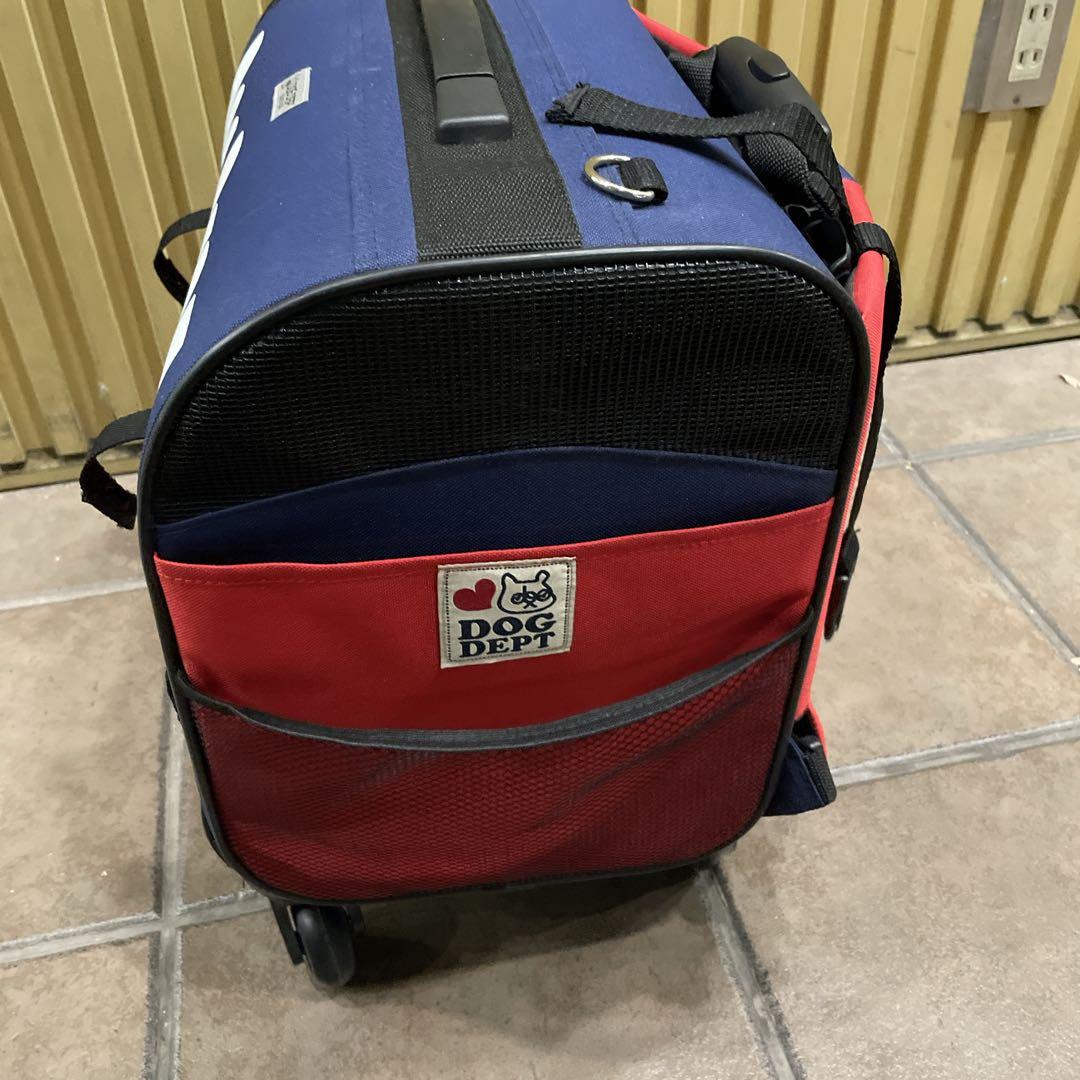 【美品】dogdept キャリーバッグ　犬　猫　コロコロ