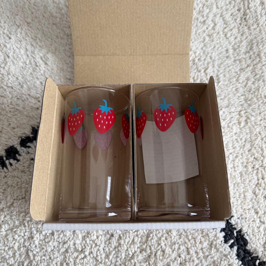 矢沢あい展 『NANA』 イチゴのペアグラス 新品未使用品