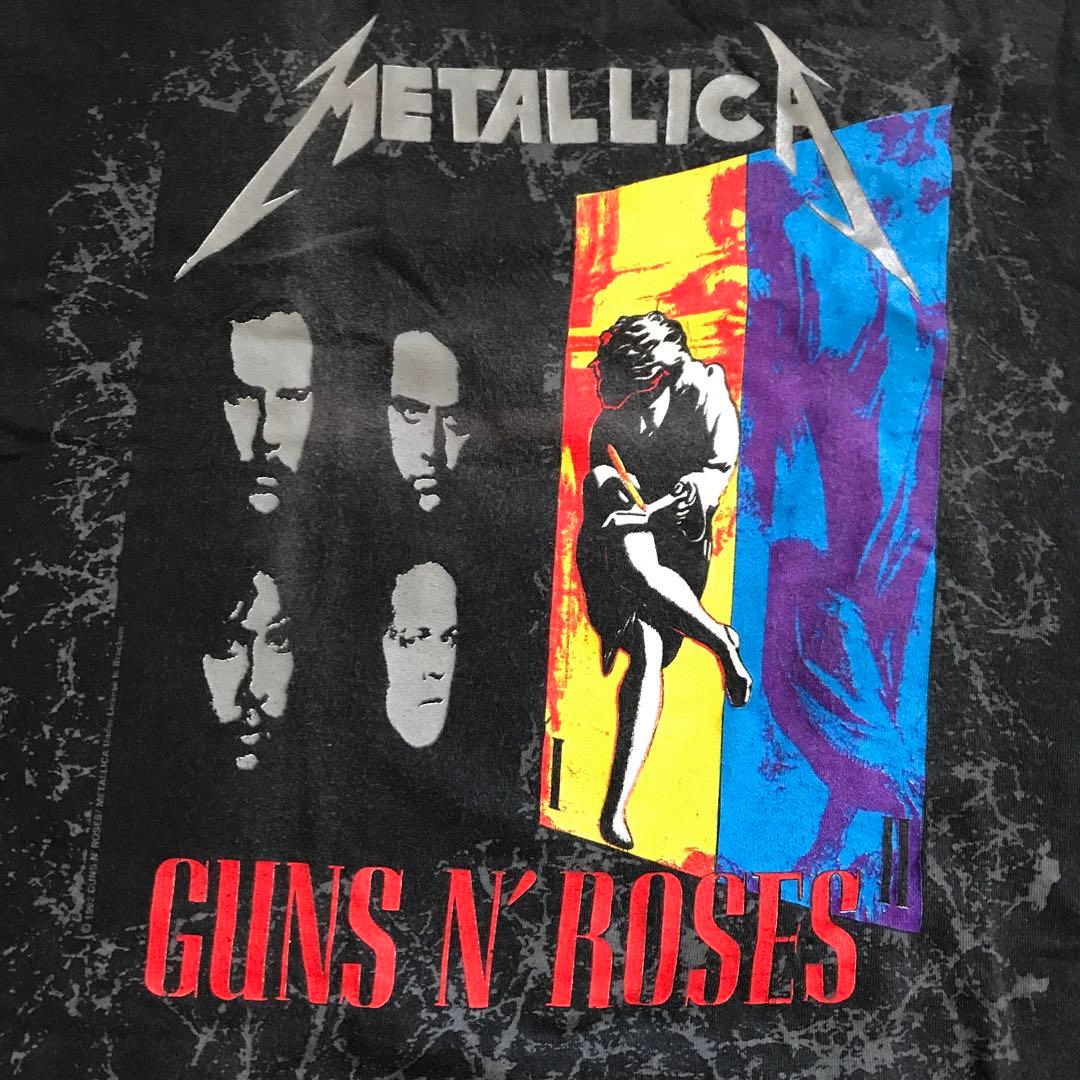 taka着用 メタリカ ガンズアンドローゼズ 1992年製ヴィンテージ Tシャツ