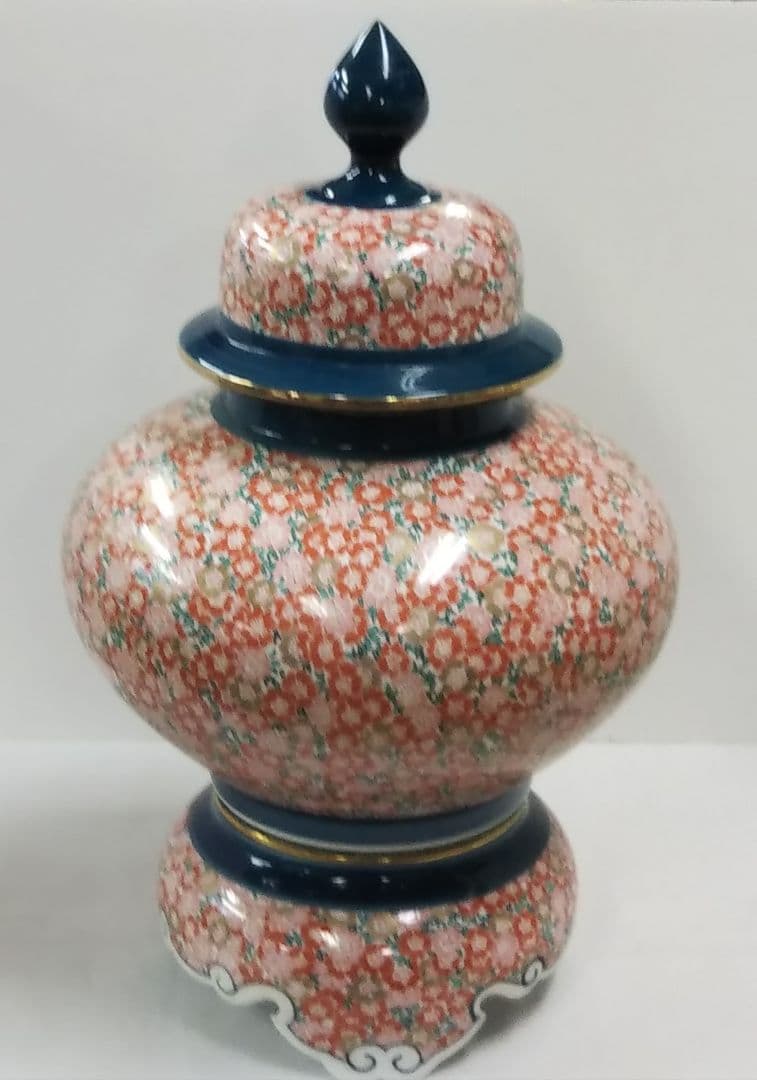 有田焼 金龍窯/沈香壺/博山作/有田 花瓶