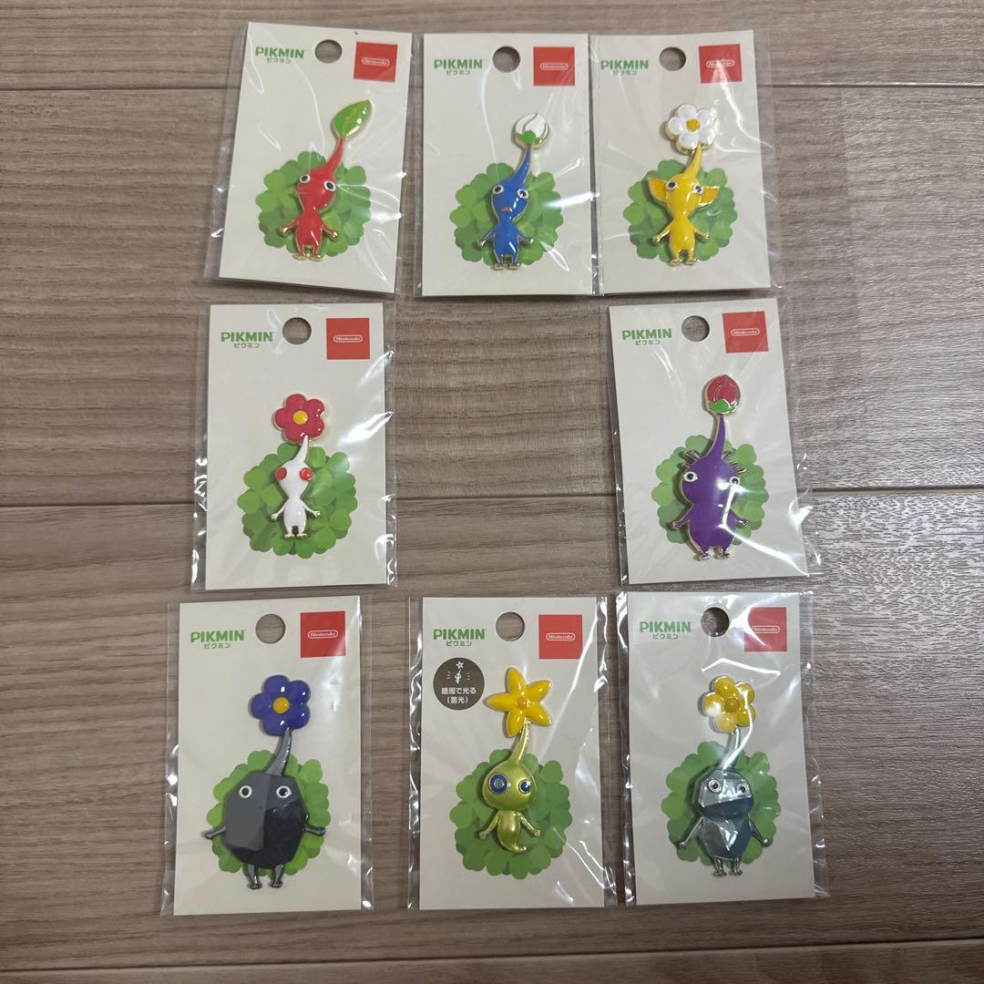 ピクミン　バッジ　新品未開封品　８種　セミコンプリート