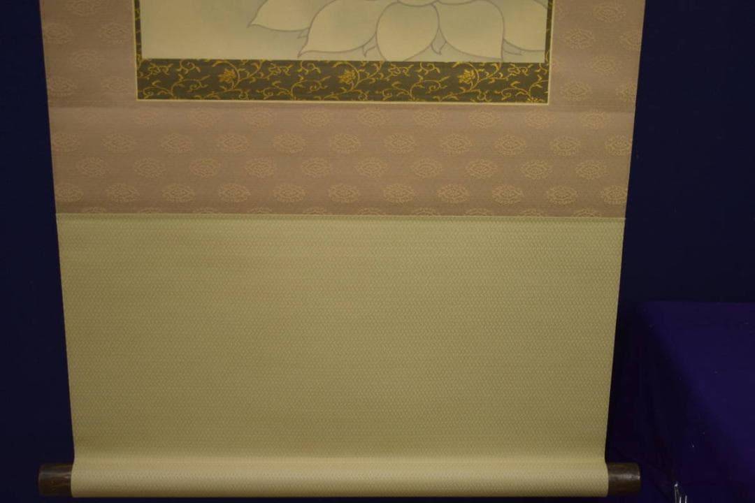 複製/村上華岳/楊柳観音図/工芸/桐共太巻箱付/布袋屋掛軸HI-702