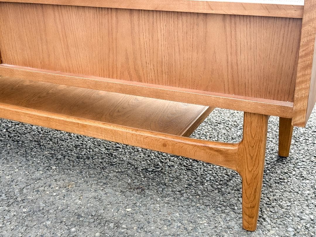 クラッシュゲート CANARIS TVボード 木製×ガラス天板 おしゃれ収納