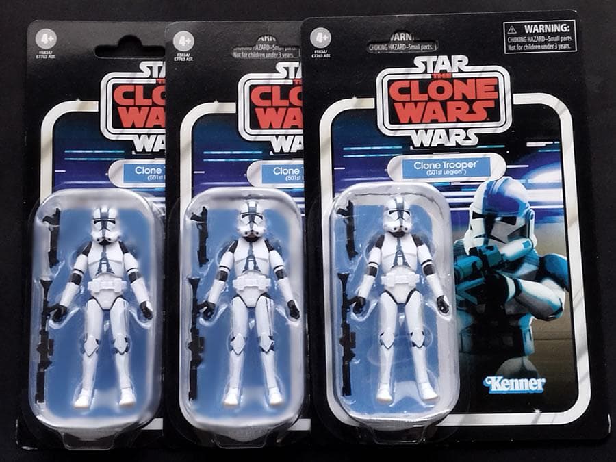 3体セット VC240 / 501 クローントルーパー（フェイズ2）