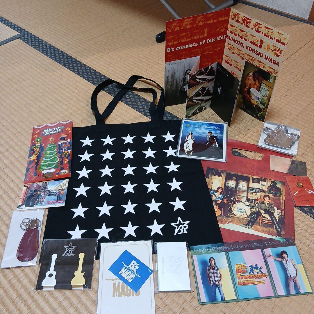 B'z グッズ15点セット(未使用、未開封多し)