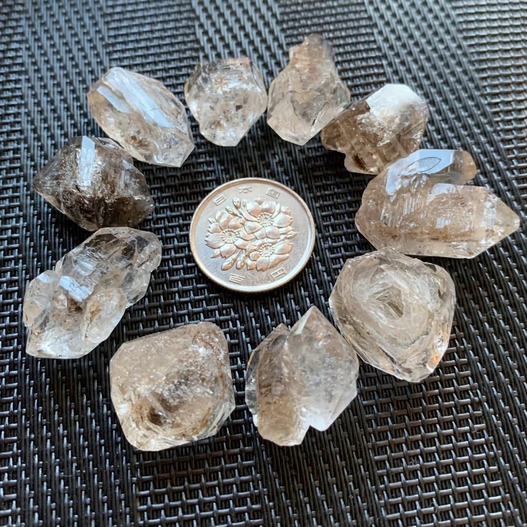 ペトロレアムクォーツ(特大)5個セットx-1/蛍光水晶