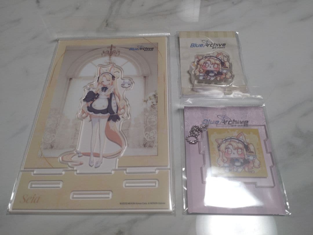 【韓国限定】ブルーアーカイブ ANIPLUS【メイドセイア】グッズセット