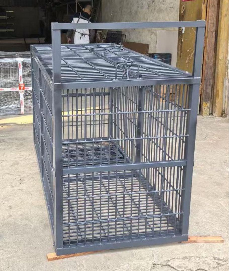 補強型 イノシシ・シカ用箱罠 犬小屋 片扉 2mx1mx1m (福山営業所止め）