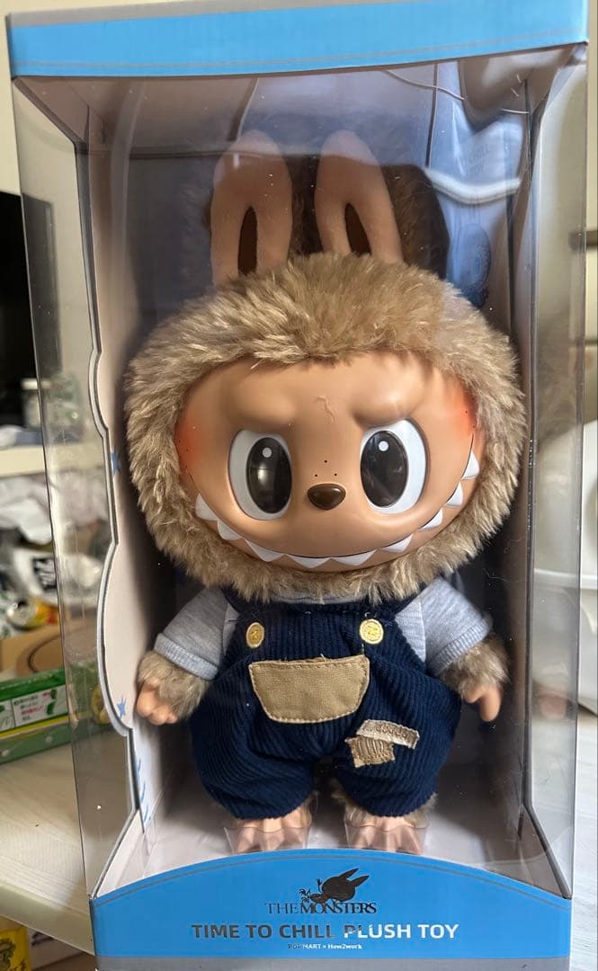 POP MART TIME TO CHILL LABUBU ぬいぐるみ