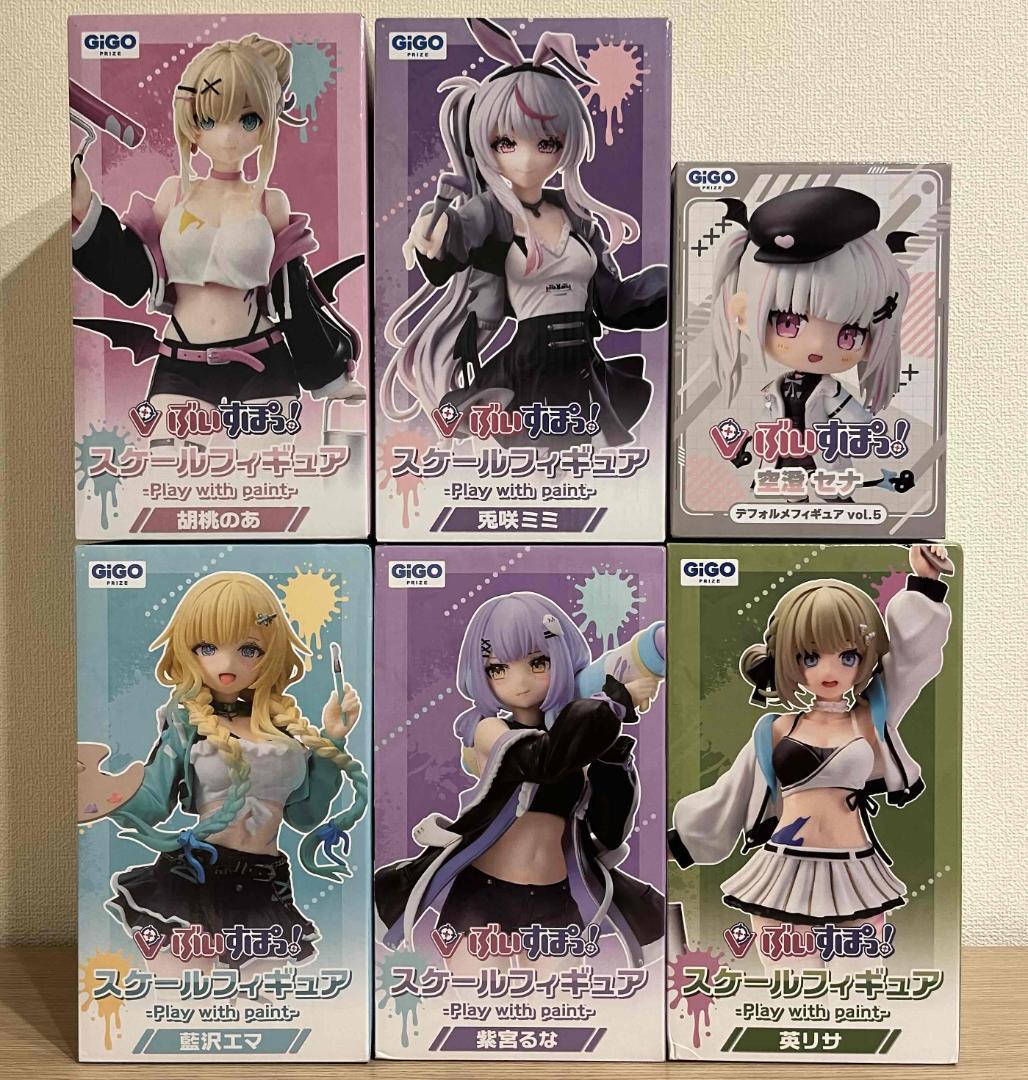 ぶいすぽっ！　フィギュア・アクリルボード　９個セット