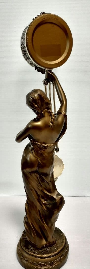 CITIZEN　シチズン　新平和の女神　振り子置き時計　金色イブシ仕上げ　像