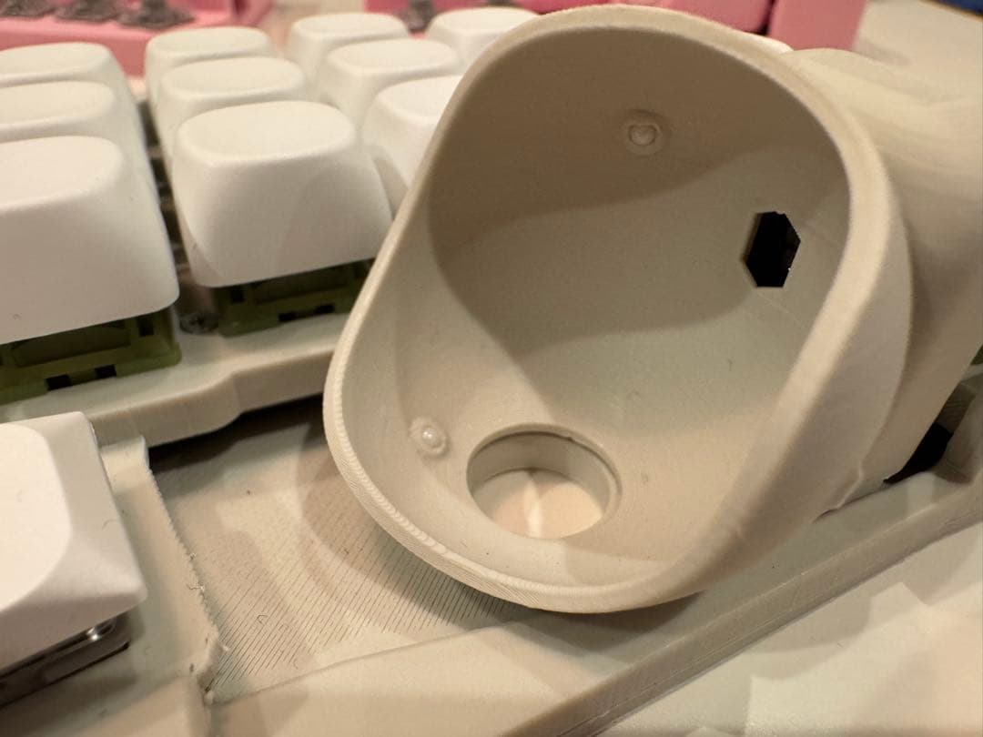 や*ち様 【新品】keyball39 マットボーンホワイト　完成品