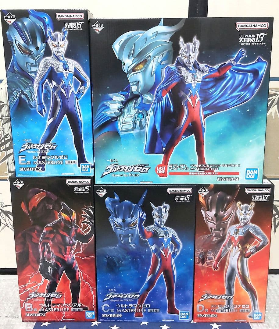 一番くじ ウルトラマンゼロ ラストワン賞B賞C賞D賞E賞 フィギュアセット