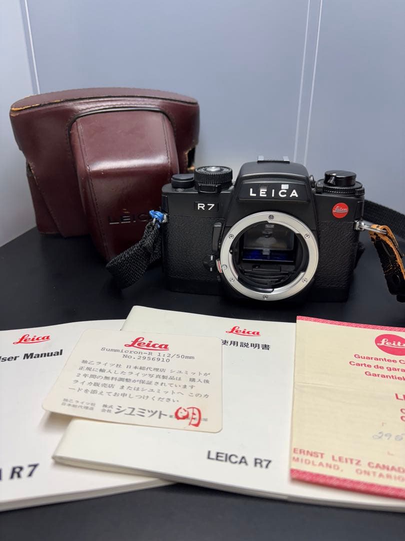 ライカ LEICA R7 ブラック フィルム マニュアルフォーカス一眼レフカメラ