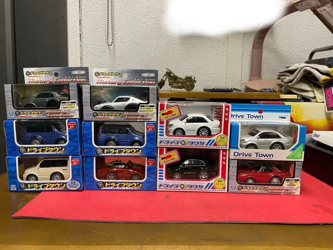 ドライブタウン　ミニカー10点セット