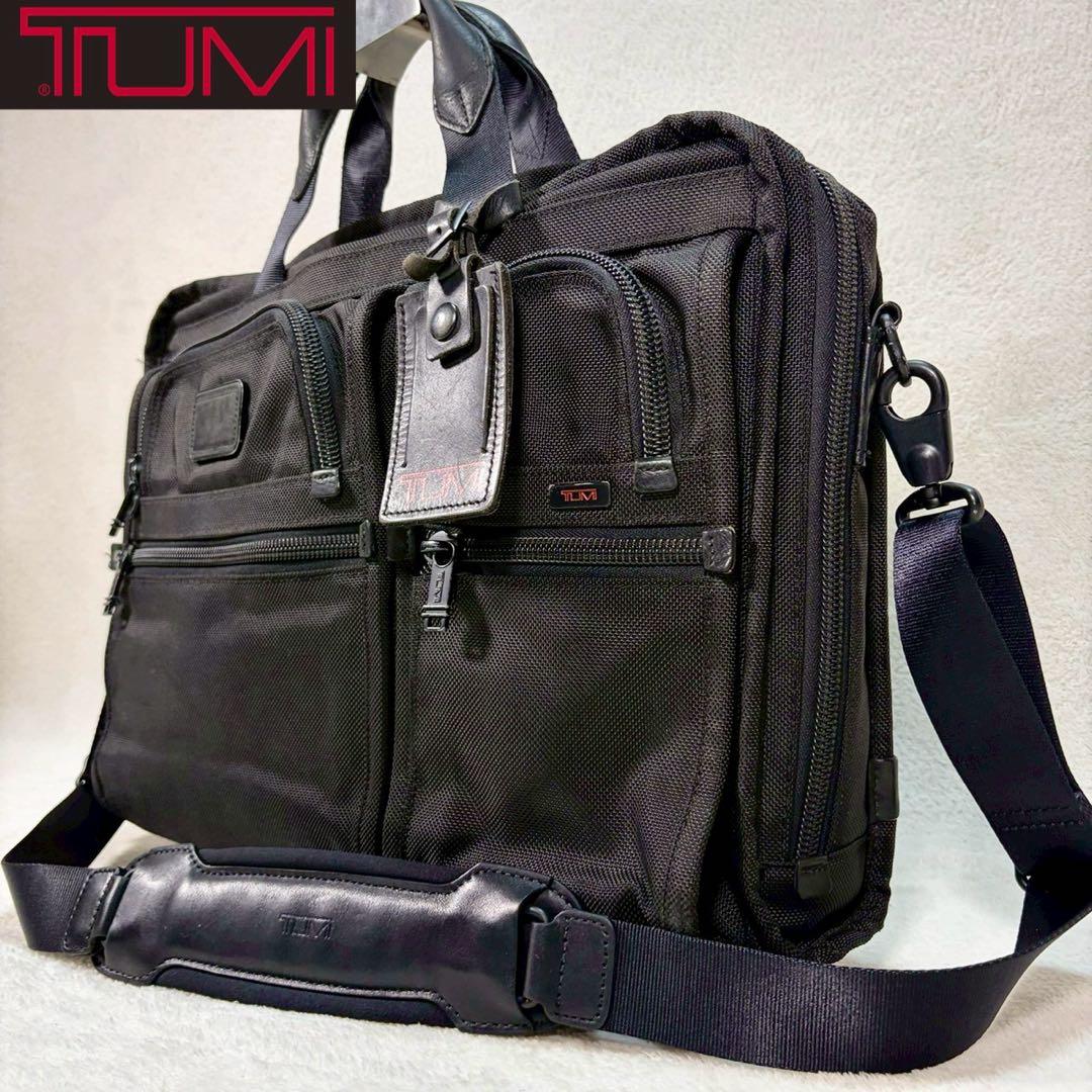 【美品✨】トゥミ　TUMI ビジネスバッグ　3way 2層　黒26114DH