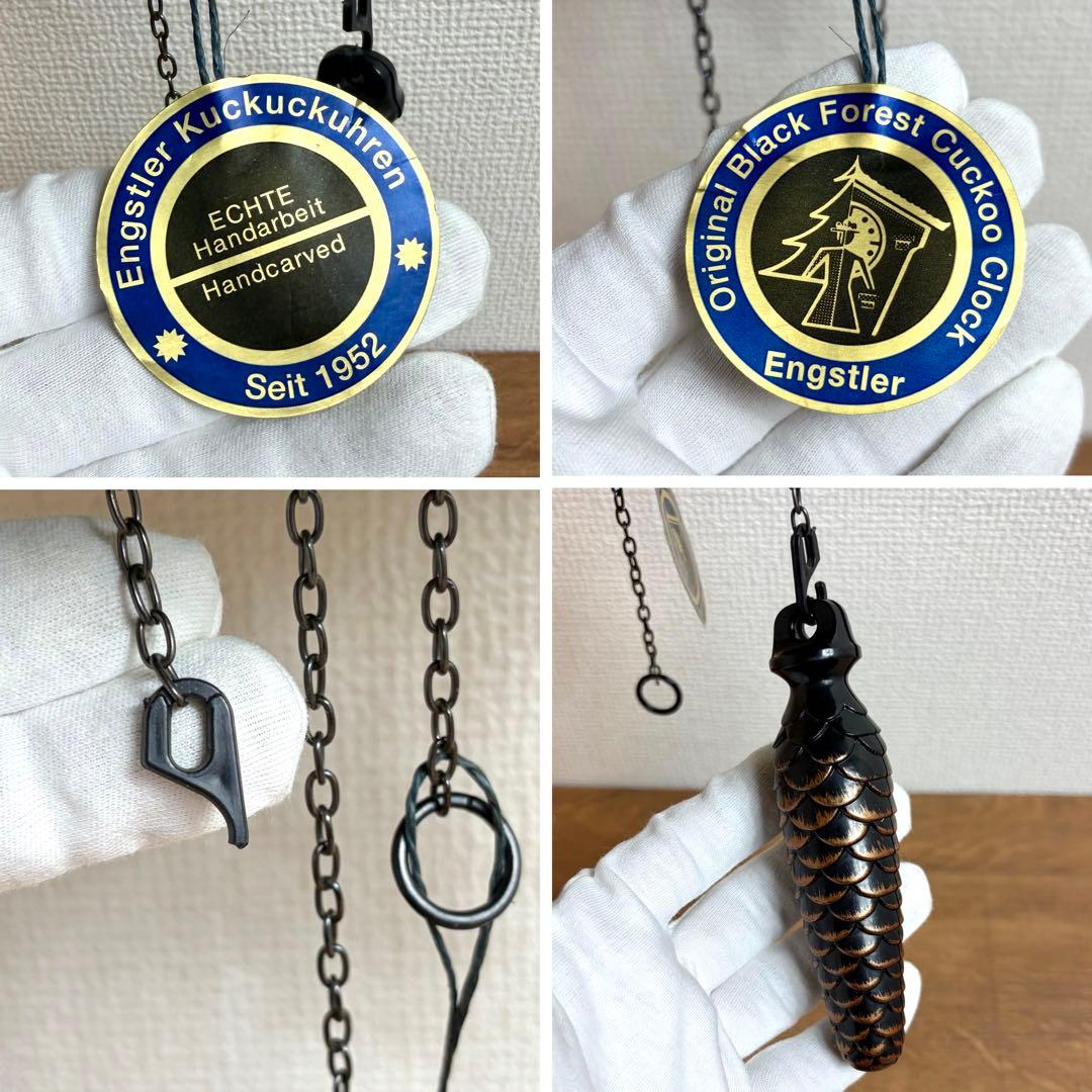 Engstler ドイツ製 からくり時計 鳩時計 基本動作OK ジャンク