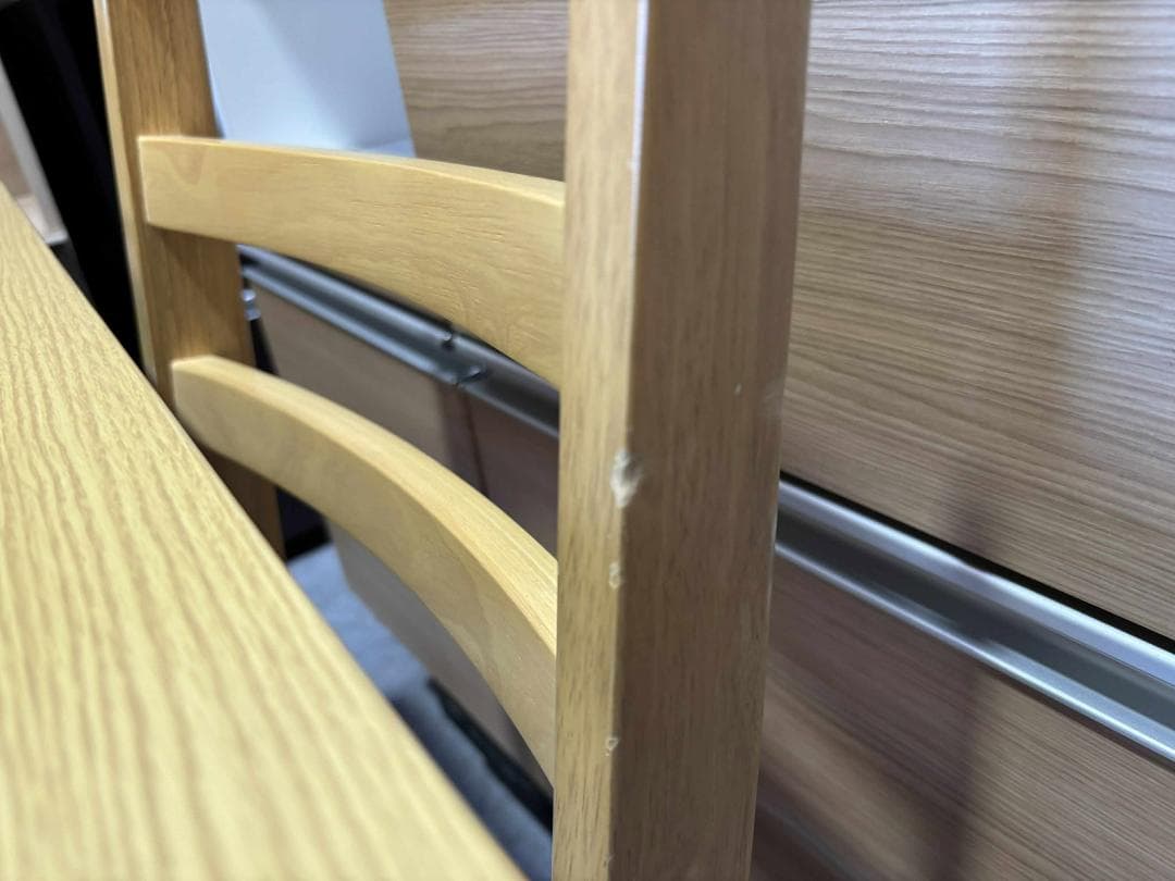 NITORI ニトリ 伸長式ダイニングテーブル3点セット回転式椅子Used/美品