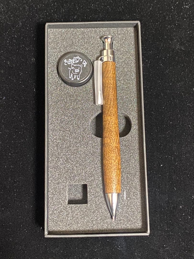 こぶた工房 シャープペンシル キハダ極上玉杢0.5mm