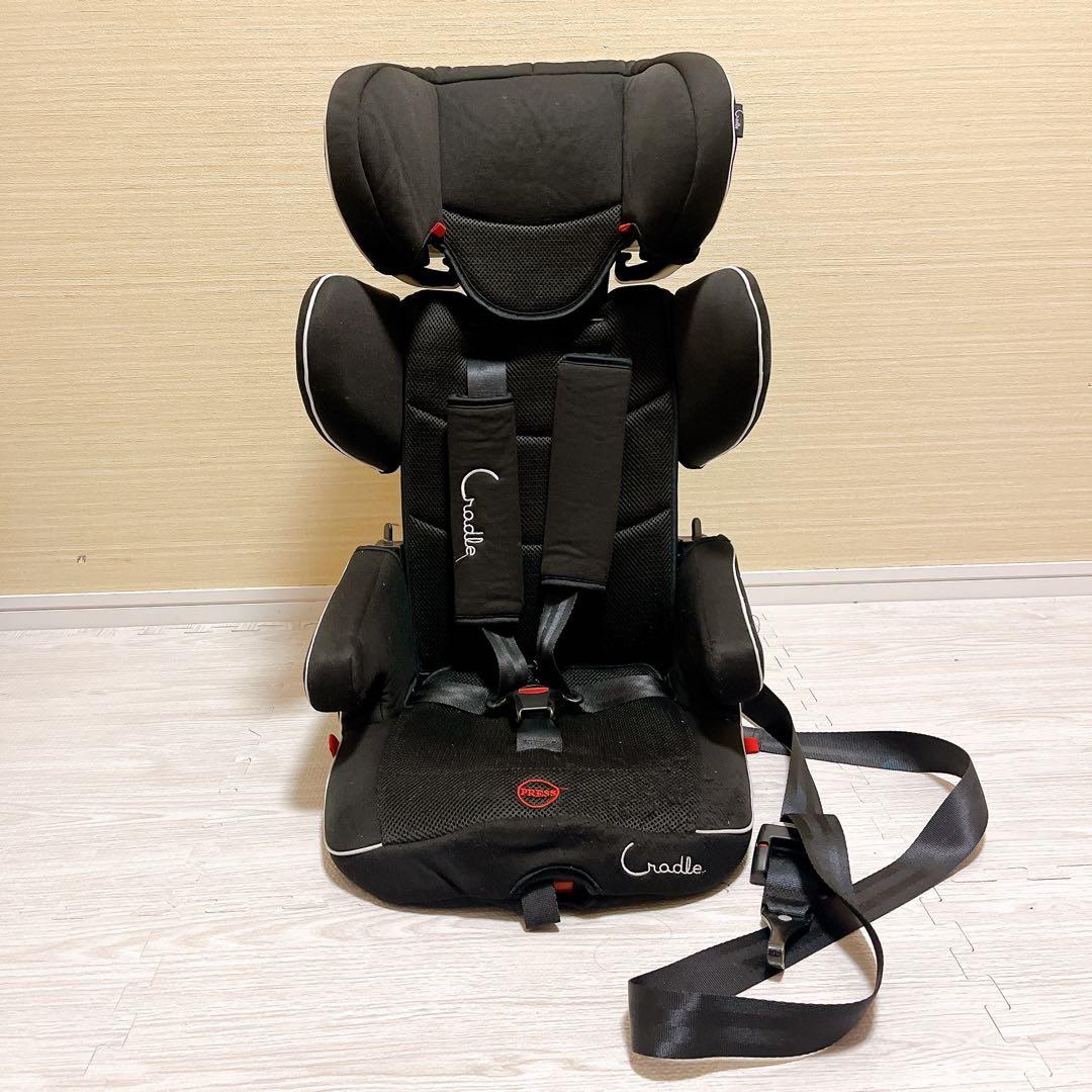 クレイドル オーカモバイルシート ジュニアシート ブラック isofix