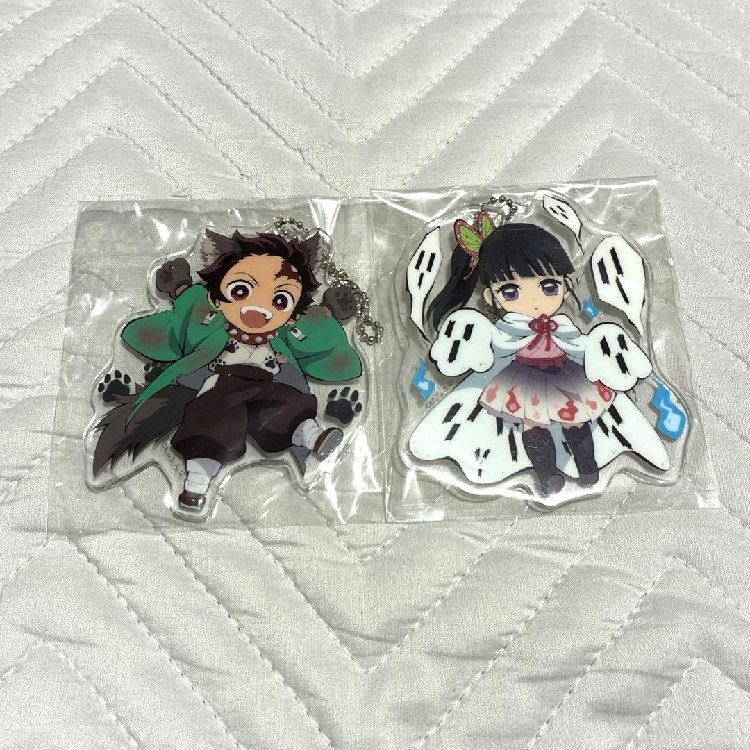 「鬼滅の刃」 竈門炭治郎 栗花落カナヲ アクリルキーホルダー セット