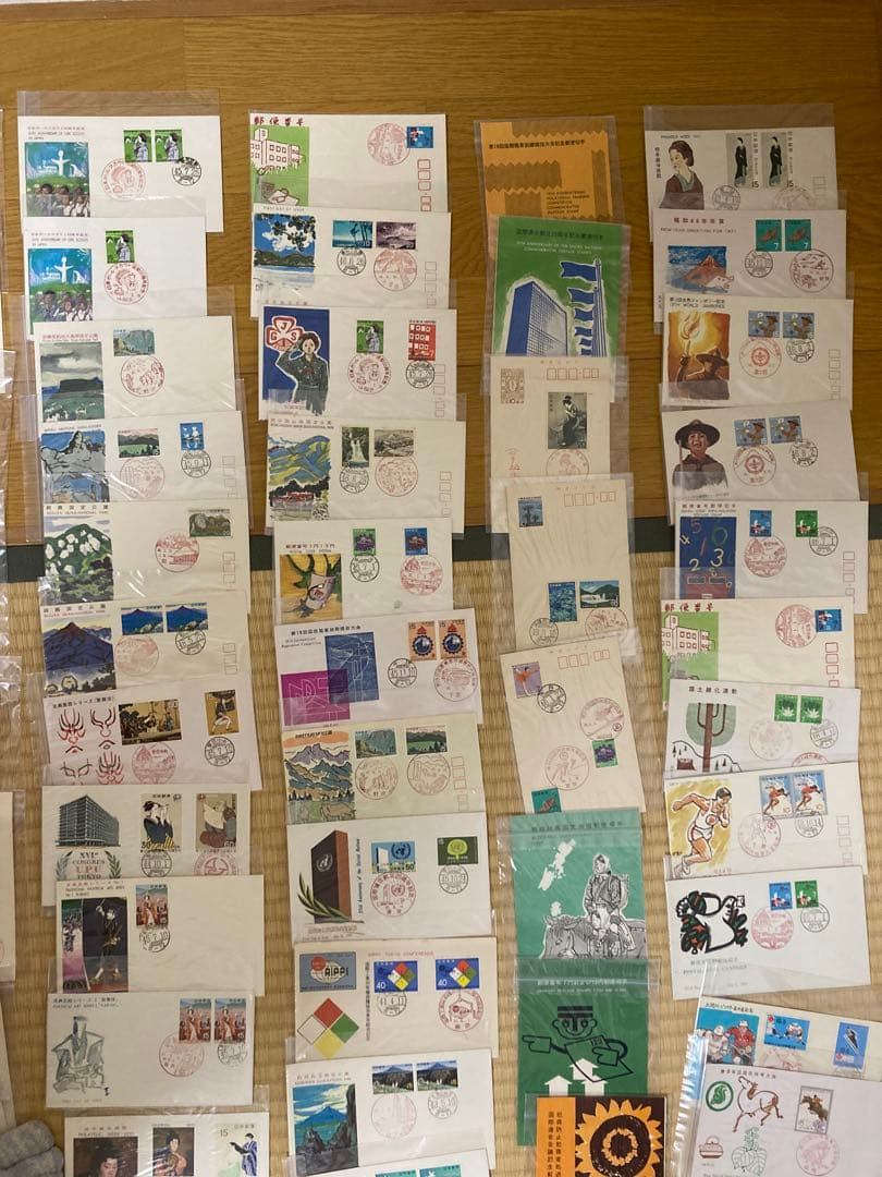 1970年代中心　初日カバー、マキシマムシートなど